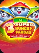 3 Super Hungry Pandas